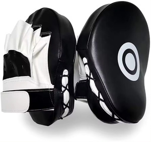 Venta al por mayor de almohadillas de perforación de entrenamiento profesional de alta calidad de cuero enfocado para adultos Kickboxing logotipo personalizado - Product Image 5