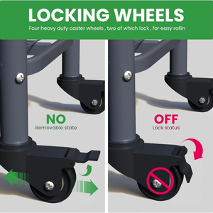 Lit de jardin surélevé galvanisé sur roulettes Boîte à fleurs surélevée portable avec étagère inférieure Lit de jardin en métal pour l'extérieur avec pieds - Product Image 4