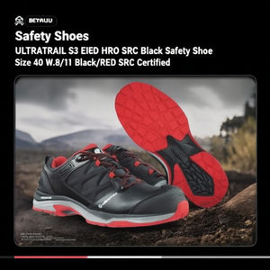 Ultratrail รองเท้าเซฟตี้ S3 ESD hro SRC สีดำขนาด40 W.8/11สีดำ/แดงได้รับการรับรอง SRC - Product Image 3