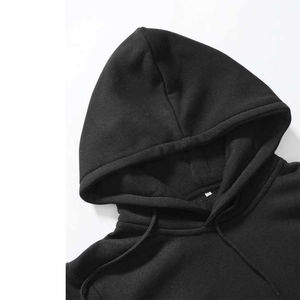 Vente en gros de sweats à capuche pour hommes de haute qualité, légers, de couleurs unies, options d'impression numérique pour l'hiver Service OEM - Product Image 4