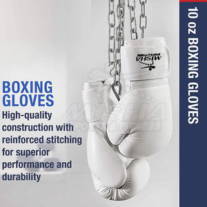 2023 Guantes de boxeo pesados de cuero de alta calidad profesional Nuevos diseños para entrenamiento de bolsa especial en artes marciales - Product Image 5