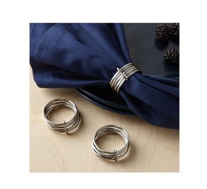 Custom Napkin Ring <b>Table</b> Accessories Tissue Holder Metal Material Tissue Napkin Ring for Home Decoration - Product Image 5