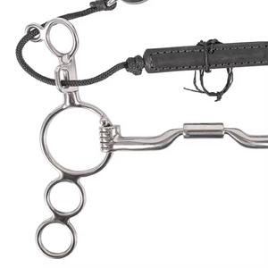 Nouvelle Conception de Mors d'Équitation Anglaise avec Branches à Points, Mors en Fer Doux à Port Bas, Matériel Confortable pour Produits Équestres - Product Image 2