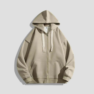 Dernier modèle Design de qualité supérieure Meilleure vente Sweats à capuche à fermeture éclair surdimensionnés délavés à l'acide Style de rue Sweats à capuche personnalisés à prix responsable - Product Image 2
