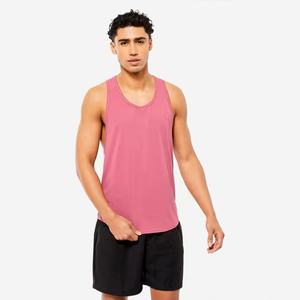 Camiseta Deportiva de Rendimiento para Hombre, Sin Mangas, Transpirable, para Gimnasio, Entrenamiento, Correr, Ropa Deportiva - Product Image 1
