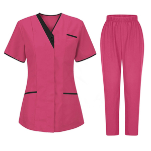 Ropa de trabajo más vendida, último diseño, uniformes médicos con estilo para mujer, uniforme de enfermería, conjuntos de uniformes médicos de enfermería para mujer - Product Image 3
