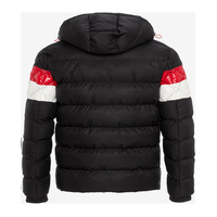 Vestes d'hiver OEM à séchage rapide pour hommes Vente en gros Vestes bulle avec logo personnalisé imprimé avec col à capuche rempli de duvet de coton
