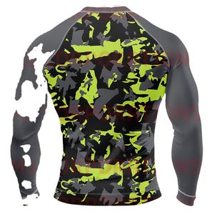 Rashguard personnalisé BJJ Jiu Jitsu No-Gi MMA Grappling Compression Top pour l'entraînement et la compétition Fabriqué au Pakistan - Product Image 5