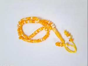 Tasbeeh เรซิ่นสีเทอร์ควอยส์ขัดเงาพร้อมลูกปัด33เม็ดลูกปัดมุสลิมที่สง่างามนับลูกประคำเป็นมิตรกับสิ่งแวดล้อมอินเดีย - Product Image 2