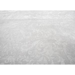 Alfombra Aalam Azul de Lana y Seda Anudada a Mano, Diseño Clásico Floral Abstracto Rectangular para Pasillo, Dormitorio, PAE-6161 - Product Image 3