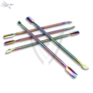 Herramienta de Manicura Nueva de Acero Inoxidable de Alta Calidad, Empujador de Cutículas - Product Image 1