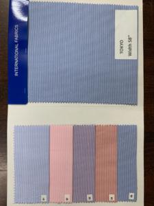 High-Quality Tokyo Yarn Dyed Shirting Fabric 58 Wide Poly Cotton Woven Techniques <b>for</b> Garments <b>Curtains</b> Costumes In-Demand - Product Image 5