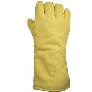 Guantes de soldadura de seguridad industrial XL de servicio pesado, cuero dividido de vaca reforzado, función anticorte de lucha contra incendios - Product Image 3
