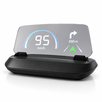Layar HUD GPS Pintar untuk Kaca Depan Mobil dengan Speedometer Digital