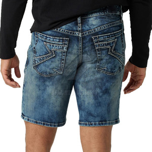 Pantalones vaqueros ligeros al por mayor, pantalones cortos vaqueros cómodos para hombre, pantalones cortos vaqueros de alta calidad para venta en línea - Product Image 3