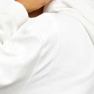 Vêtement de sport surdimensionné à la mode 2026, veste à capuche zippée, couleur unie, sweat-shirts de sport côtelés pour femmes, vente chaude OEM - Product Image 6