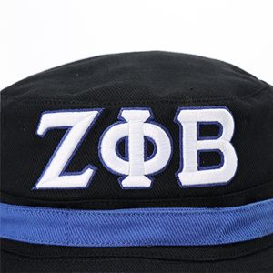 หมวกบักเก็ตผ้าแคนวาส 100% ของ Zeta Phi Beta Sorority พร้อมงานปัก 3 มิติ ดีไซน์ปรับแต่งได้ - Product Image 6