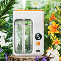 Mini humidificateur à brume froide, diffuseur d'huiles essentielles mural à 5 vitesses réglables, diffuseur d'arômes électrique intelligent de 50 ml pour la maison