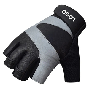 Vente en gros de gants d'haltérophilie en cuir antidérapants de taille personnalisée conception de logo vente à chaud de matériel d'exercice de gymnastique d'entraînement de fitness - Product Image 3