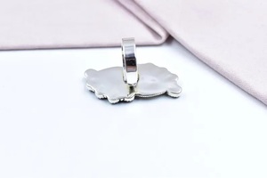 Anillo fino de Plata de Ley 925 hecho a mano púrpura Dalia turquesa anillo ajustable de plata de ley regalo para mujer - Product Image 4