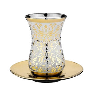 Shiny Polished Stainless Steel Metal Drink Ware New Fancy Design <b>Glass</b> Ideal for Water Juice and Decorative Use - Product Image 5