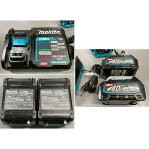 Original para HP001G, Taladro Percutor Inalámbrico de 40V con Motor sin Escobillas, Kit de Taladro con Cargador, Perforación Máxima de 20mm, 2 Baterías Originales - Product Image 5