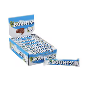 Chocolate Bounty en Barra de 57g, Precio al por Mayor, Calidad Superior, Disponible en Caja de 24 Unidades, Suministro de Fábrica - Product Image 1