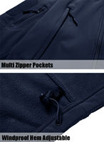 Chaqueta Softshell para Hombre de Alta Calidad OEM ODM - Cuello Alto, Logotipo Frontal Personalizable, Colores y Etiquetas Personalizables, Impermeable/A Prueba de Viento, Transpirable
