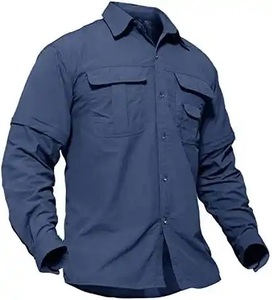 Camisetas personalizadas de uniforme de guardia de seguridad táctica para hombre de manga larga - Product Image 3