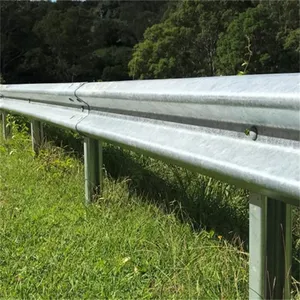 Highway Guardrail Traffic Beam Barriers AASHTO M180 Q345 Q235 W Beam Wave Guard Rail