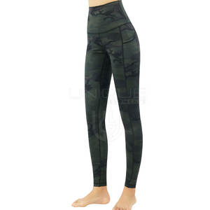 เลกกิ้งรัดรูปสำหรับผู้หญิงเอวปานกลางเลกกิ้งสำหรับใส่ไปยิมดีไซน์ล่าสุด - Product Image 1