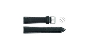 Unisex 401 Black WS QR Luxury <b>Leather</b> Smartwatch Band Stainless Steel Buckle Soft Adjustable Watch Strap Watch Bands Watch Part - Product Image 4