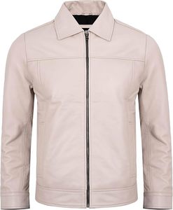 Fashionable Best Winter Men's Leather <b>Jacket</b> <b>Plus</b> <b>Size</b> Solid Pattern <b>Waterproof</b> Windproof Reasonable Price - Product Image 5