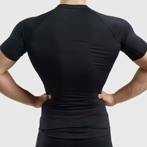 Wholesale Workout Clothes Fitness Custom Sleeveless <b>Compression</b> <b>Shirts</b> Men Gym Activewear Tank Tops - Product Image 2