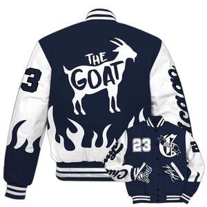 Custom <b>Leather</b> Sleeves Athletic Style Varsity <b>Jacket</b> for Men Chenille Embroidery <b>Retro</b> Stand Collar Outerwear Winter <b>Jacket</b> - Product Image 1