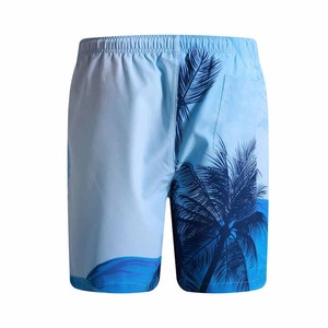 Shorts d'été décontractés de qualité supérieure, couleur unie, taille élastique, taille mi-haute, séchage rapide, polyester/coton, sublimation, à prix avantageux - Product Image 2