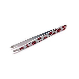 Customized Logo Professional Makeup Tool High Quality Precision Stainless Steel Eyebrow <b>Tweezers</b> with Pointed Tip - Product Image 3