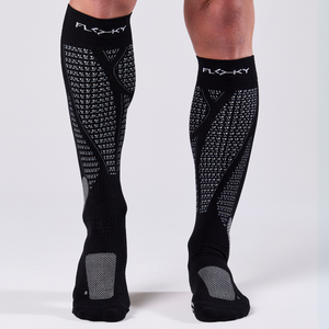 Floky Calza Run Up Long <b>Black</b> Sports <b>Socks</b> XL - Product Image 4