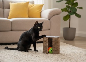 Rascador para Gatos de Cartón Clásico, Ecológico y Duradero con Pelota # 1 - Product Image 5