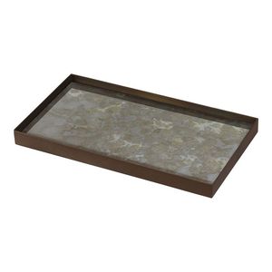 OUTIL MEILLEUR PLATEAU EN RÉSINE MODERNE FAIT À LA MAIN Plateau élégant arrondi jetable écologique pour le service et le style de la maison - Product Image 3