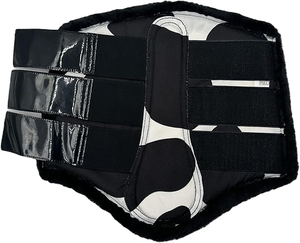 Jeu de tapis de selle de saut anglais personnalisé | Design sublimé avec double cordon et lacets | Équipement d'équitation - Product Image 5