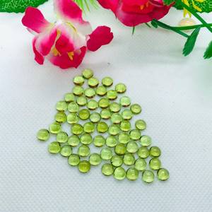 Peridoto Verde Cabujón de Alta Calidad Natural para Joyería, Uso Espiritual, Diseño Elegante y Atemporal, Certificado por Terceros - Product Image 3