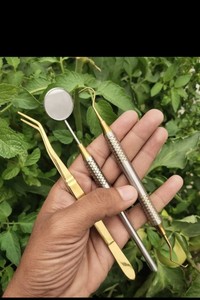 CE Marked High Grade 3-Piece Basic Dental <b>Kit</b> Stainless Steel Diagnostic Instruments Manual Power Class I MOL Hospital Use - Product Image 5