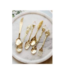 ชุดช้อนส้อมพฤกษศาสตร์ช่างฝีมือช้อนตกแต่งด้วยมือชุดช้อนส้อมมีด - Product Image 1