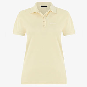 Chemise décontractée pour femmes à manches courtes, unie, coupe ajustée moderne, tissu en coton extensible, séchage rapide, respirant, personnalisable, vêtements de travail - Product Image 1