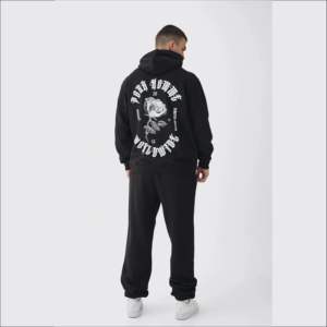 Conjunto Deportivo Informal Personalizado de Sudadera y Pantalones Deportivos para Hombre y Unisex, Corte Regular, Grueso - Product Image 4