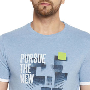 Camiseta de Estilo Casual con Estampado de Serigrafía de Último Diseño, Manga Corta, Cuello Redondo, Gran Venta, Camisetas de Algodón 100% con Estampado de Serigrafía - Product Image 6