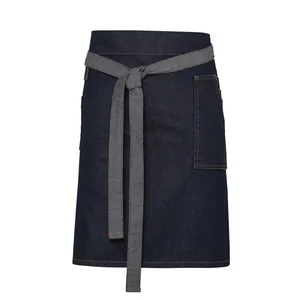 Custom Merchandising Division Waxed Look <b>Denim</b> <b>Apron</b> - Product Image 3