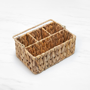 Gran oferta, organizador de cubiertos de jacinto de agua, soporte para utensilios hecho a mano, suministros para restaurantes - Product Image 5