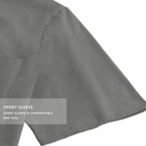 T-shirt pour homme de qualité supérieure, 100% coton, col rond, design tendance, coupe ajustée, t-shirts unis, hauts pour homme, t-shirts à manches courtes pour homme - Product Image 6